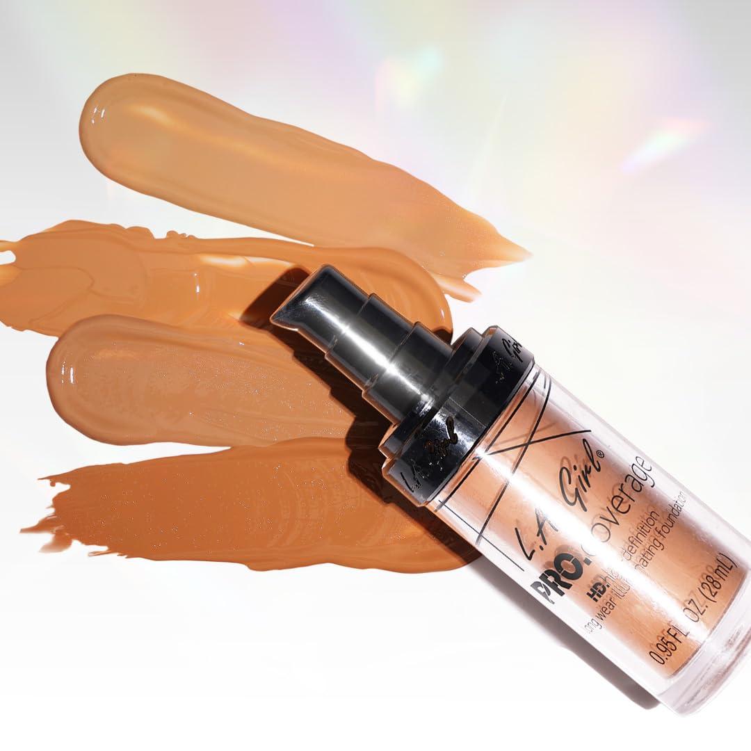 L.A. Girl L.A. Girl Pro Coverage Liquid Foundation, Bronze, 0.95 Fl Oz