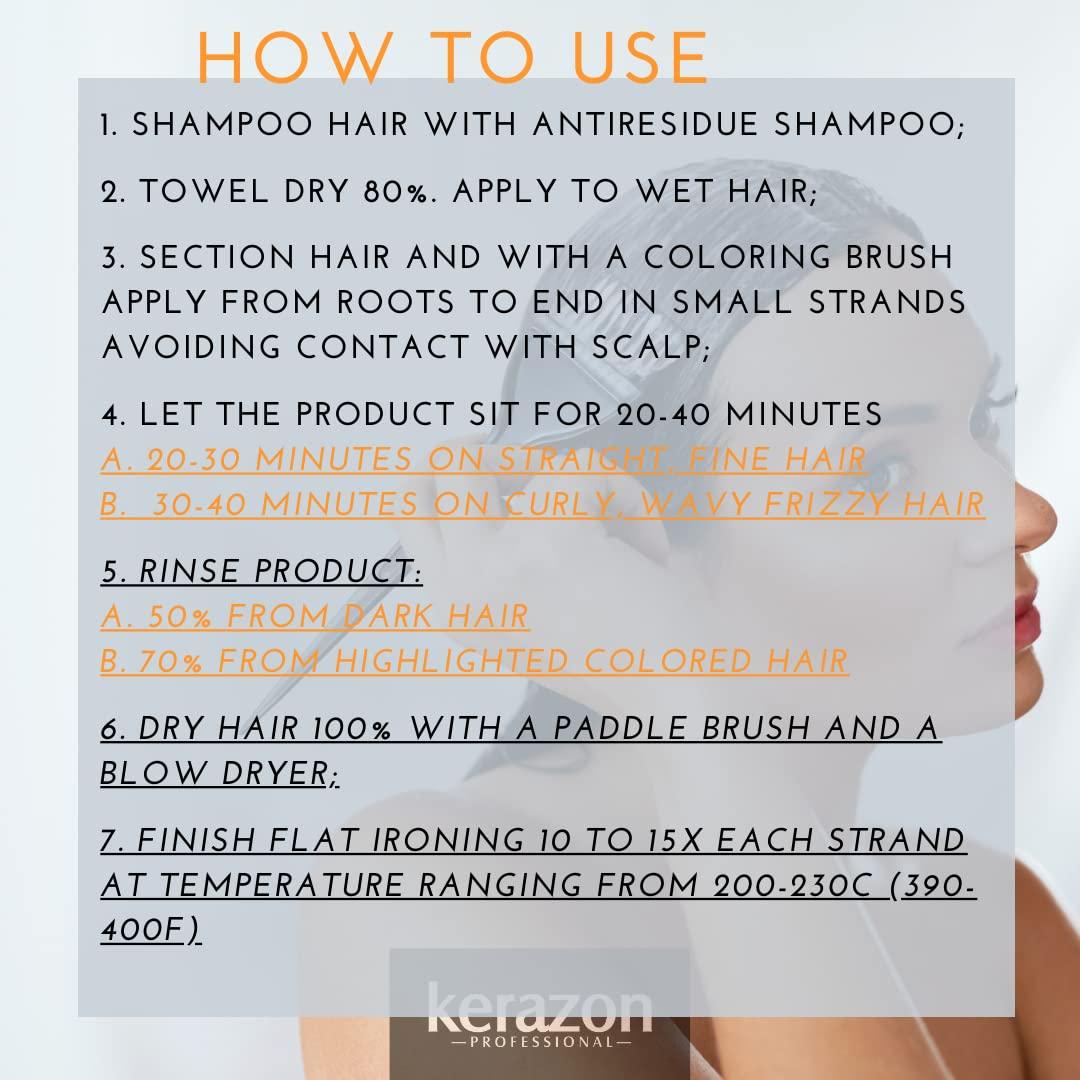 KERAZON KERAZON Brazilian Hair BTX Treatment mask 32oz 946ml provides repair for damaged, dry, smoothing. New packaging, original formula. Salon size