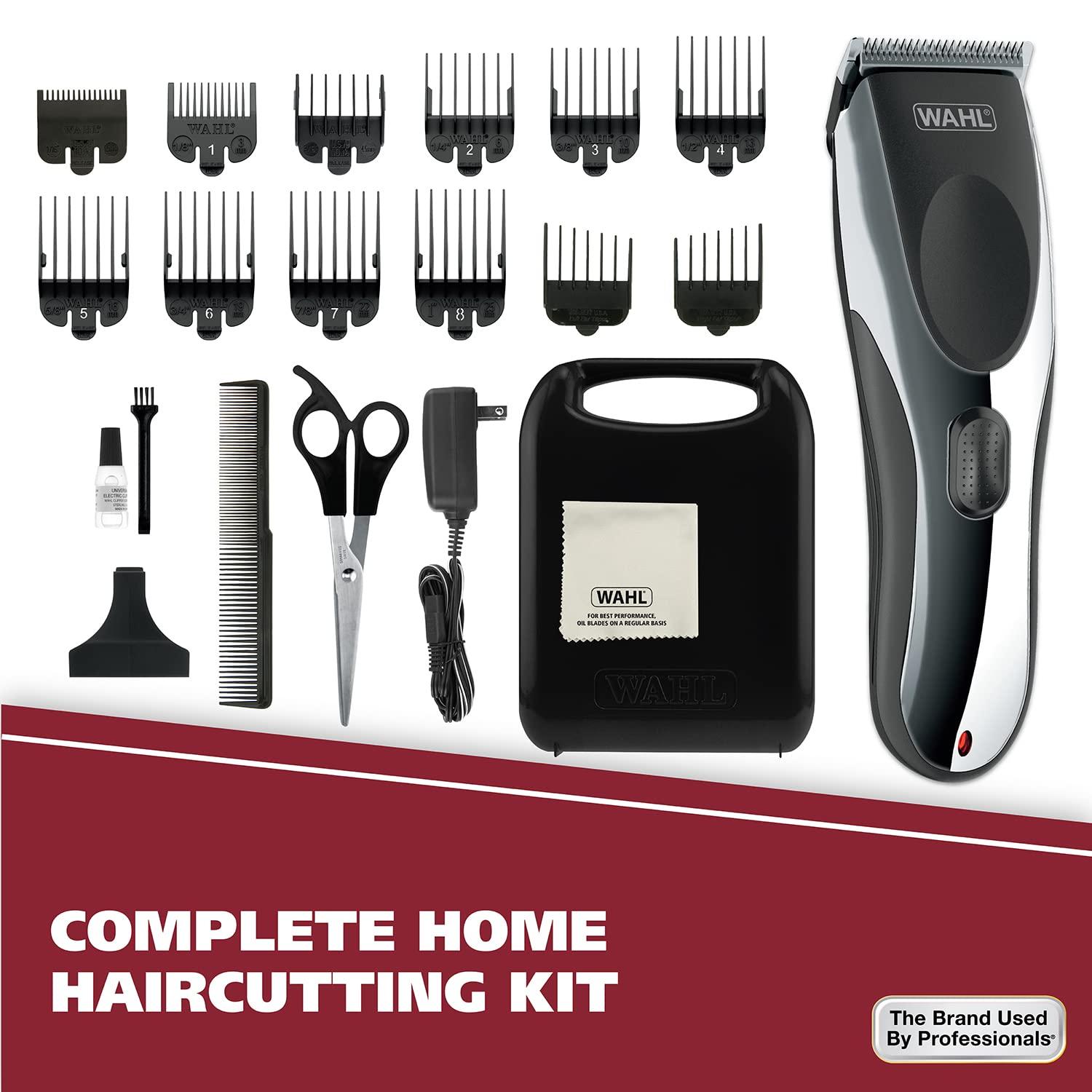 Wahl Wahl Clipper Rechargeable Cord/Cordless Haircutting & Trimming Kit for Heads, Longer Beards, & All Body Grooming - Model 79434