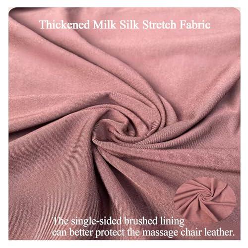 MKKBOB MKKBOB Full Body Shiatsu Massage Chair Cover,Massage Chair Covers Dust Protection Pet Protector Zero Gravity Chair Covers Fitted Massage Chair Recliner Slip Cover(Claret,Leg Foot Covers)