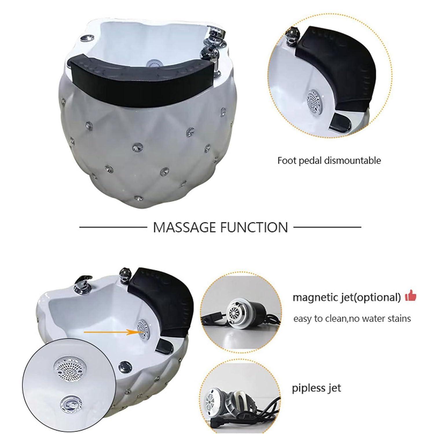 LQQYJSM LQQYJSM Deep Foot Bath Spa with Massage, Home Foot Spa Pedicure Bowl Foot Detox Bucket Tub, Portable Foot Spa Bathtub Feet Spa Tub, Pedicure Spa Bathtub for Hotel Foot Bath Club