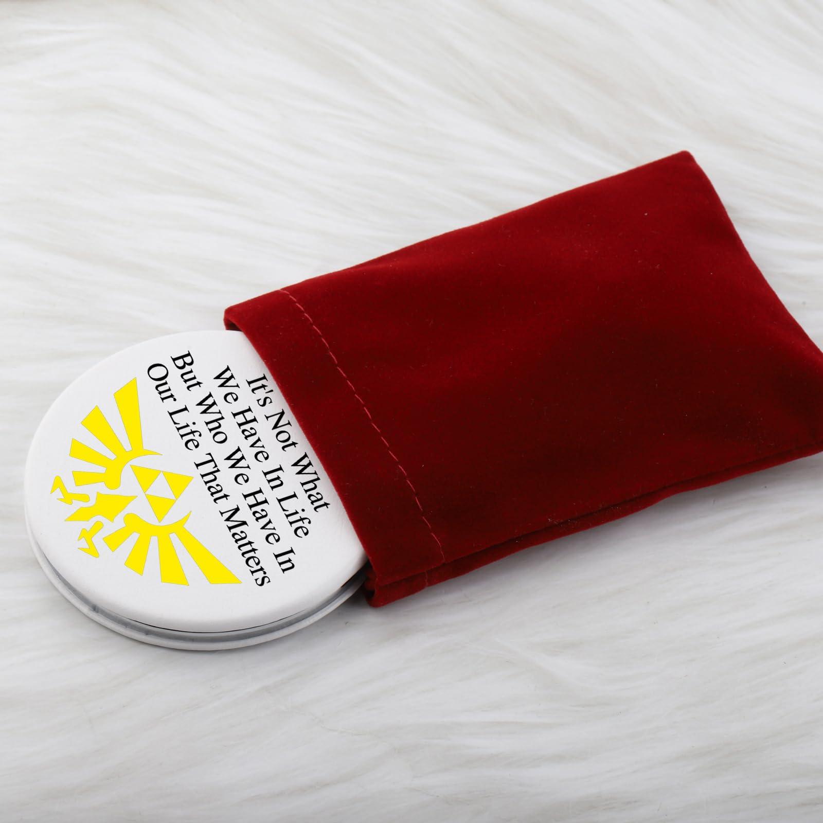 WUSUANED WUSUANED Cartoon Game Makeup Mirror Anime Game Inspired Mirror Gamer Character Lover Gift Cartoon Game Fan Gift (Cartoon Game Z Mirror)