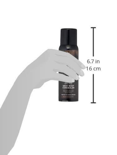 KERATHERAPY Keratherapy Keratin Infused Perfect Match Gray Root Concealer Spray, Dark Brown, 3 oz, 118 ml - Root Cover Up Spray to Hide Gray Roots - Keratin Therapy Hair Darkening & Temporary Scalp Concealer