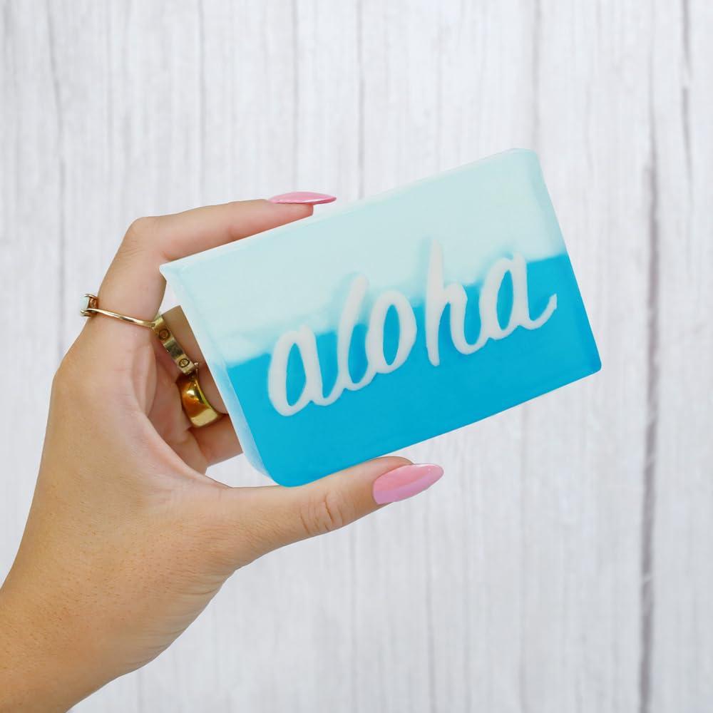 Primal Elements Primal Elements Glycerin Bar Soap | Helps All Skin Types, Sensitive, Oily & Dry Skin | NO PARABENS, VEGAN, GLUTEN FREE, 100% VEGETABLE BASE - (Aloha)