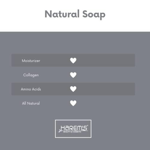 Harem's Harem's Snail Soap, Natural Bar Soap, Bath Bar Soap, Hand Bar Soap,