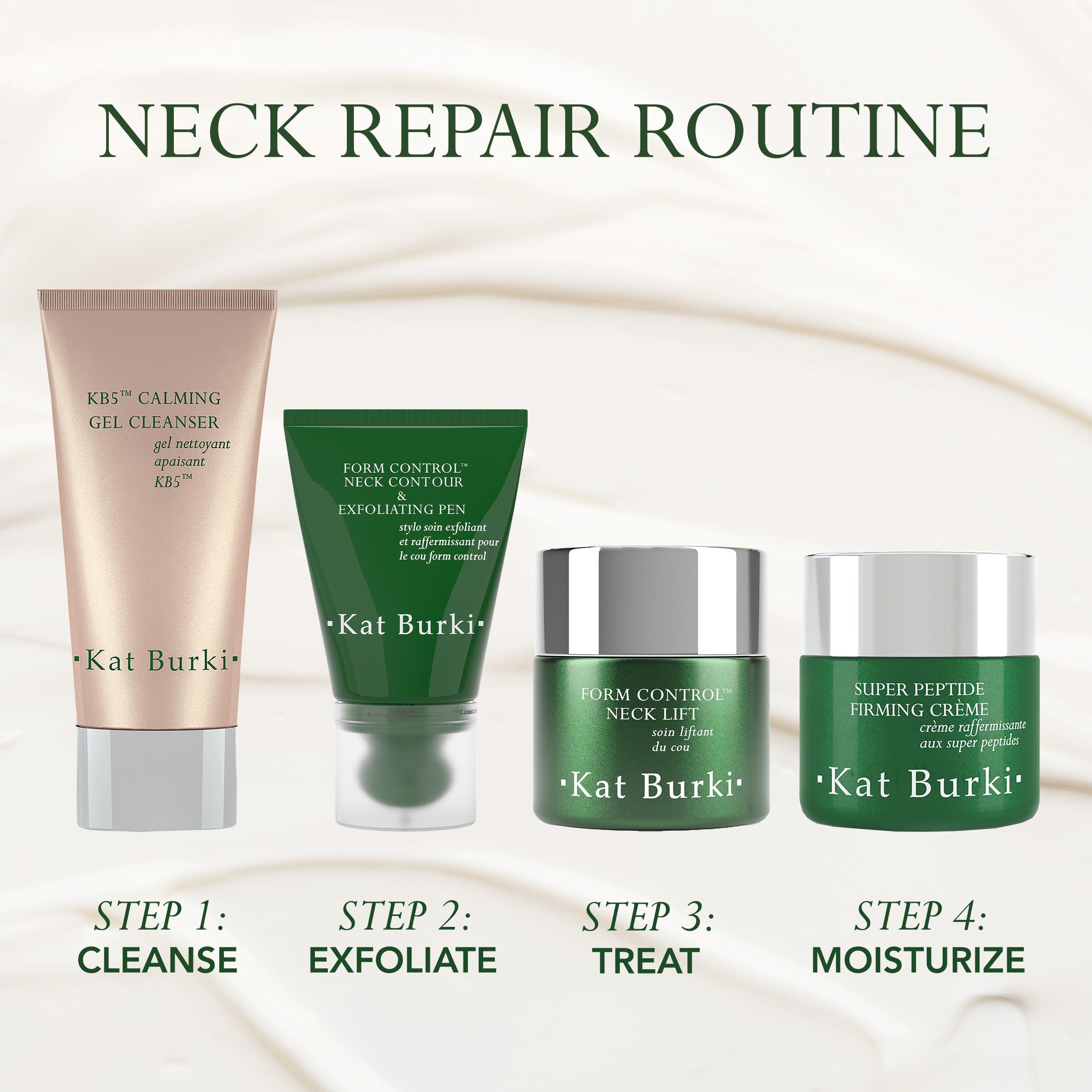 KAT BURKI KAT BURKI Form Control Neck Lift. Powerful Anti-Aging Treatment that Rejuvenates & Contours the Neck Area, Thanks to Marine Collagen and Niacinamide, 2 fl.oz.