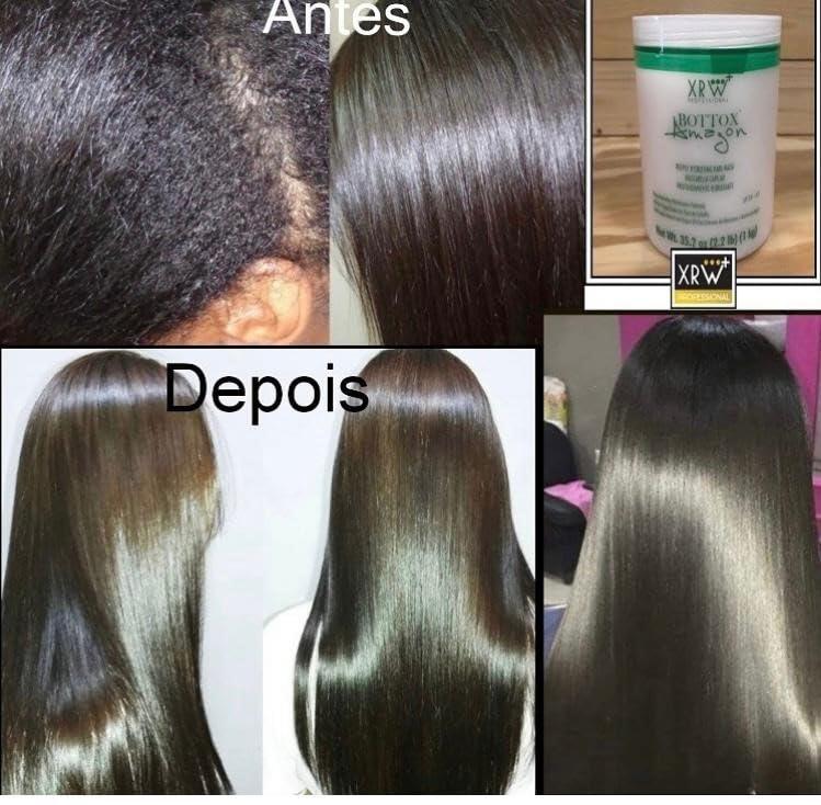 XRW PROFESSIONAL Hair Bottox Amazon XRW with Argan Oil and Apple Extract. Intense Hydration, Reduces frizz, Replenishes Hair Mass