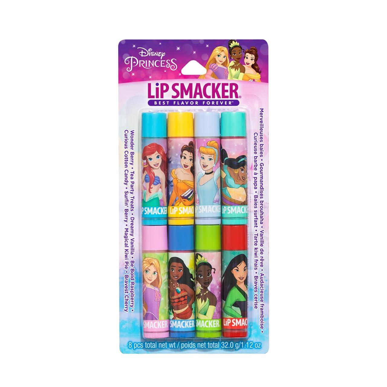Lip Smacker Lip Smacker Disney Princess Flavored Lip Balm Party Pack 8 Count, Clear, For Kids