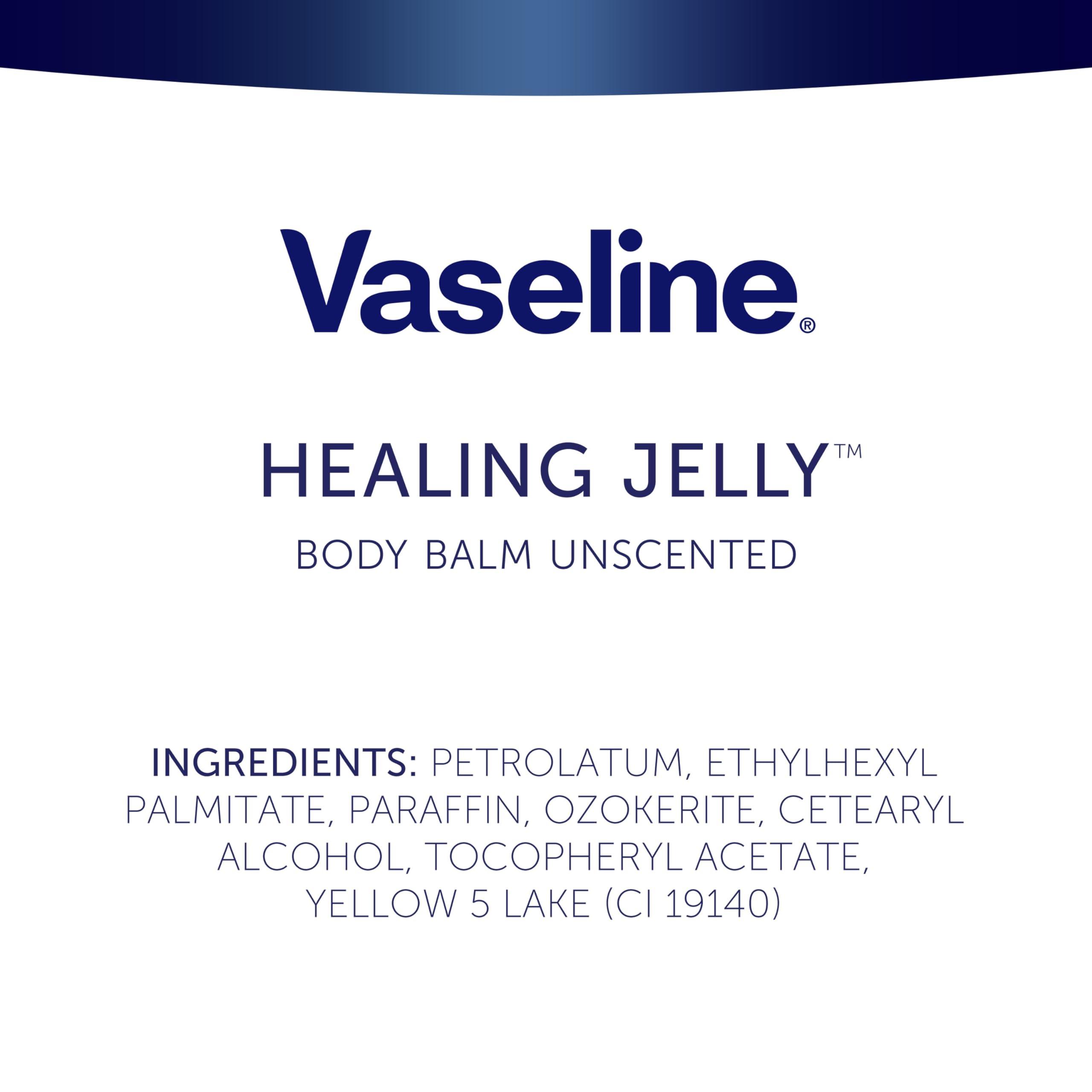 Vaseline Vaseline Lotion Bundle, Cocoa Shimmer Jelly Stick Highlighter & Luminizer + All Over Body Balm Stick, Vaseline Cocoa Butter, Body Balm Skin Care Set, Petroleum Jelly for Dry Skin (4 Piece Set)