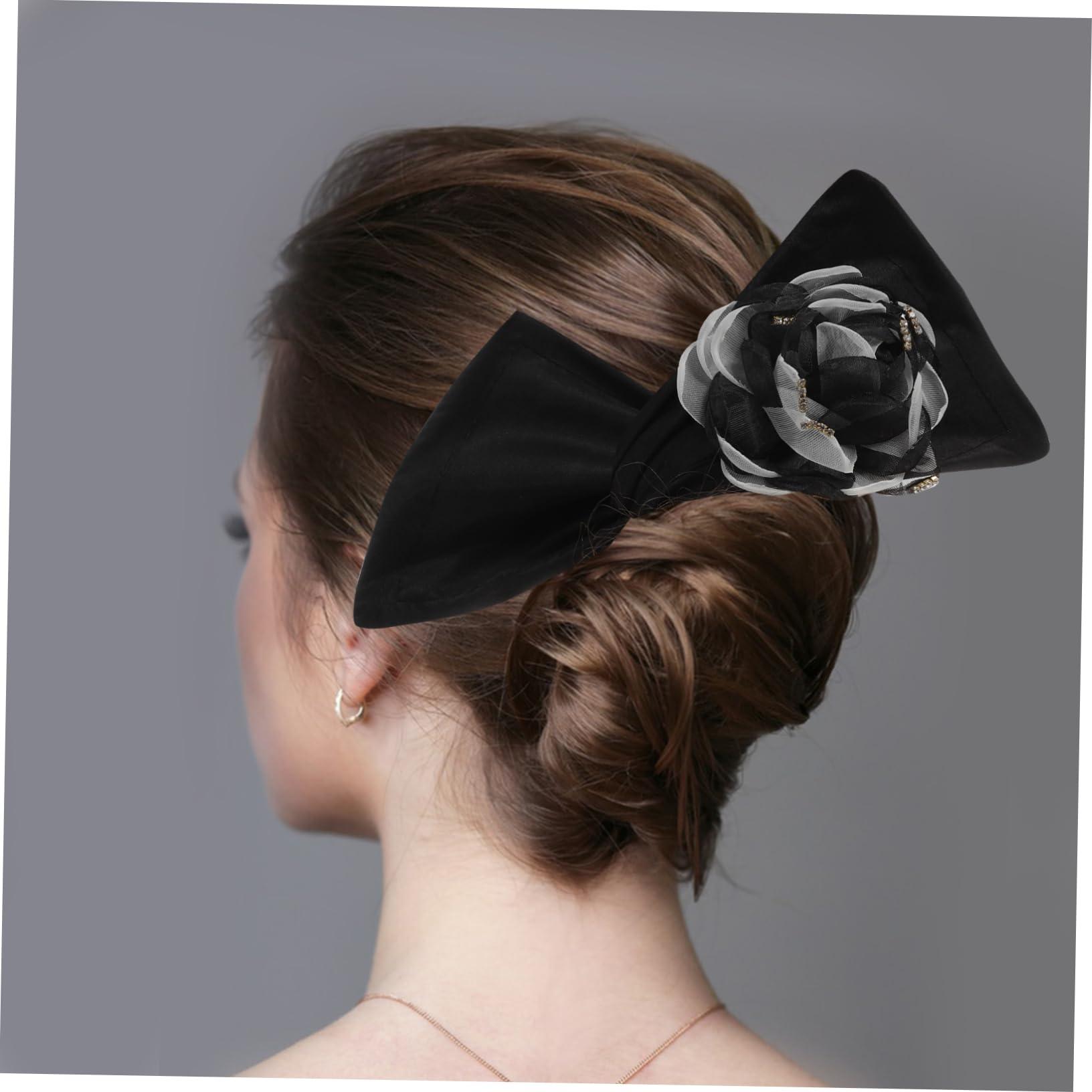 MAGICLULU MAGICLULU 4pcs Floral Hair Bun Maker Hair Donuts Shaper for Easy Hair Styling Ideal Hair Accessories for Elegant Hairstyles Includes Flowers