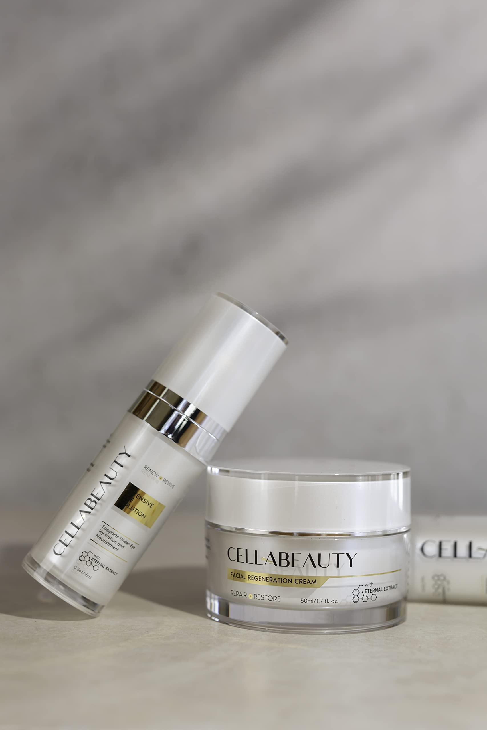 Cellabeauty Cella Beauty Facial Regeneration Cream (30ml) Anti Aging and Skin Firming Cream For All Skin Types - Cruelty Free, Plant Based - (1.7oz)