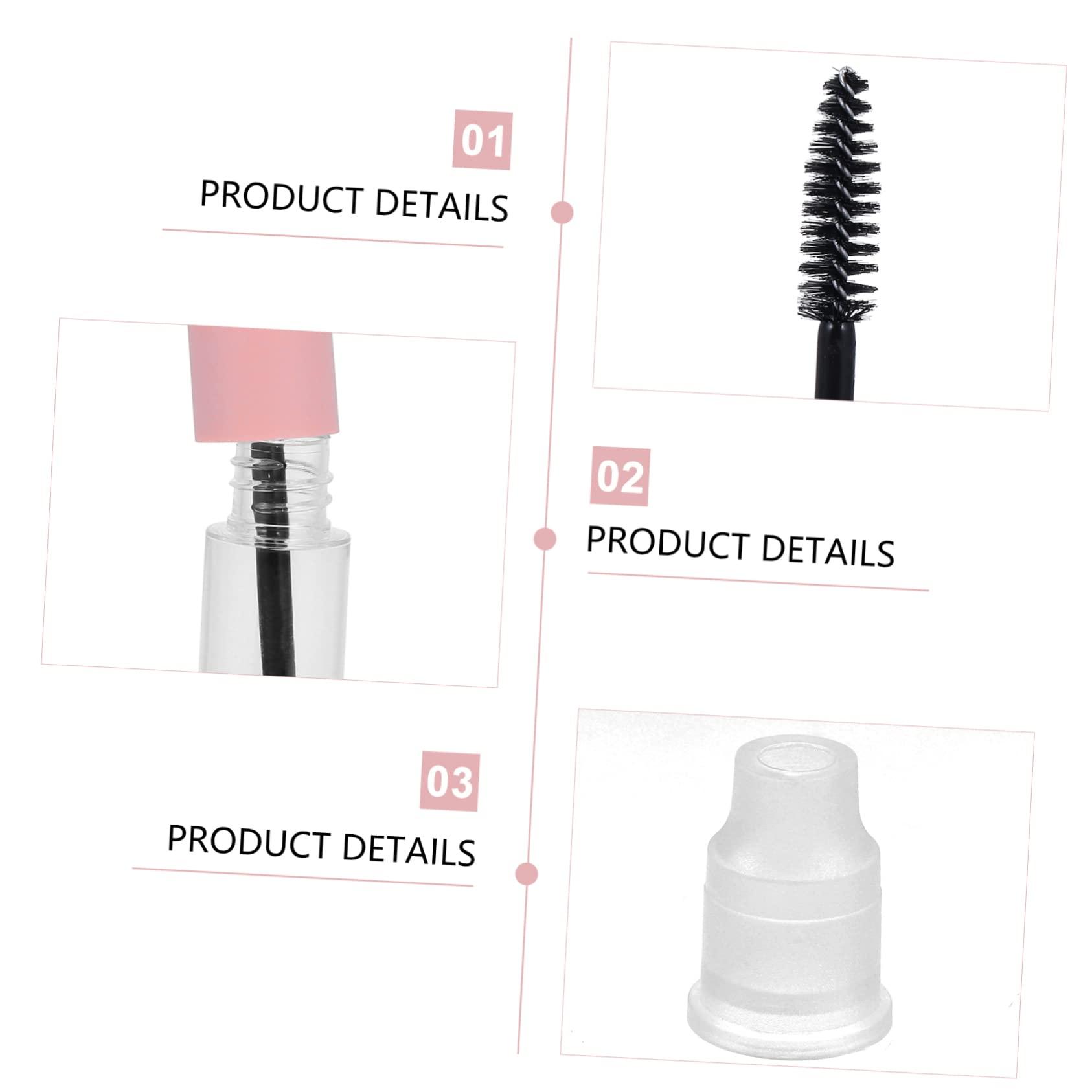 FOMIYES FOMIYES 10pcs Mascara Empty Tube Mascara Volume Mascara Tubes Empty Mascara Tube Clear Empty Eyelashes Mascara Tube Empty Eyelash Mascara Tube Refillable Empty Mascara Palette Plastic Pink