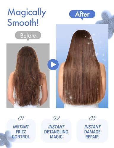 HAIR+ MADE IN SUARUM HAIR PLUS Velvet Protein Bond Nutri Injection Ampoule | Leave in Conditioner for Women & Men | For Frizzy and Damaged Hair | Smoothing Serum for Hair | Hair Moisturizer (70ml, 2.37fl oz)