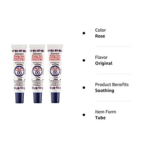 Rosebud Perfume Co. Rosebud Perfume Co. Original Rosebud Salve Tube Three Pack - Moisturizes and Protects Lips - Soothes Irritation and Dry Skin - 3 x 0.5 oz Tubes