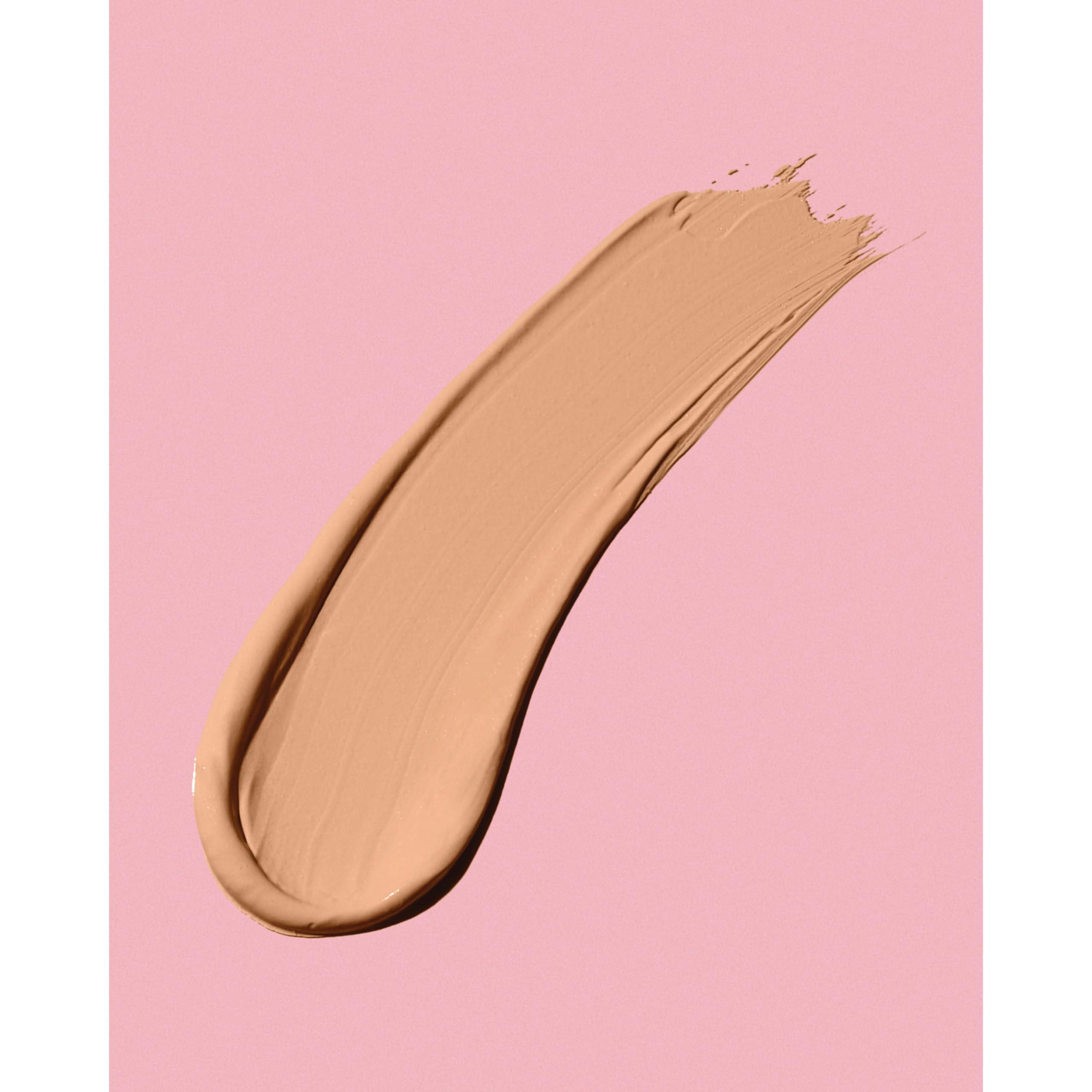 Neutrogena Neutrogena Healthy Skin Radiant Brightening Cream with Peptides & Vitamin E Antioxidant, Lightweight Perfecting Concealer Cream, Non-Comedogenic, Almond Medium 02 with warm undertones, 0.24 oz