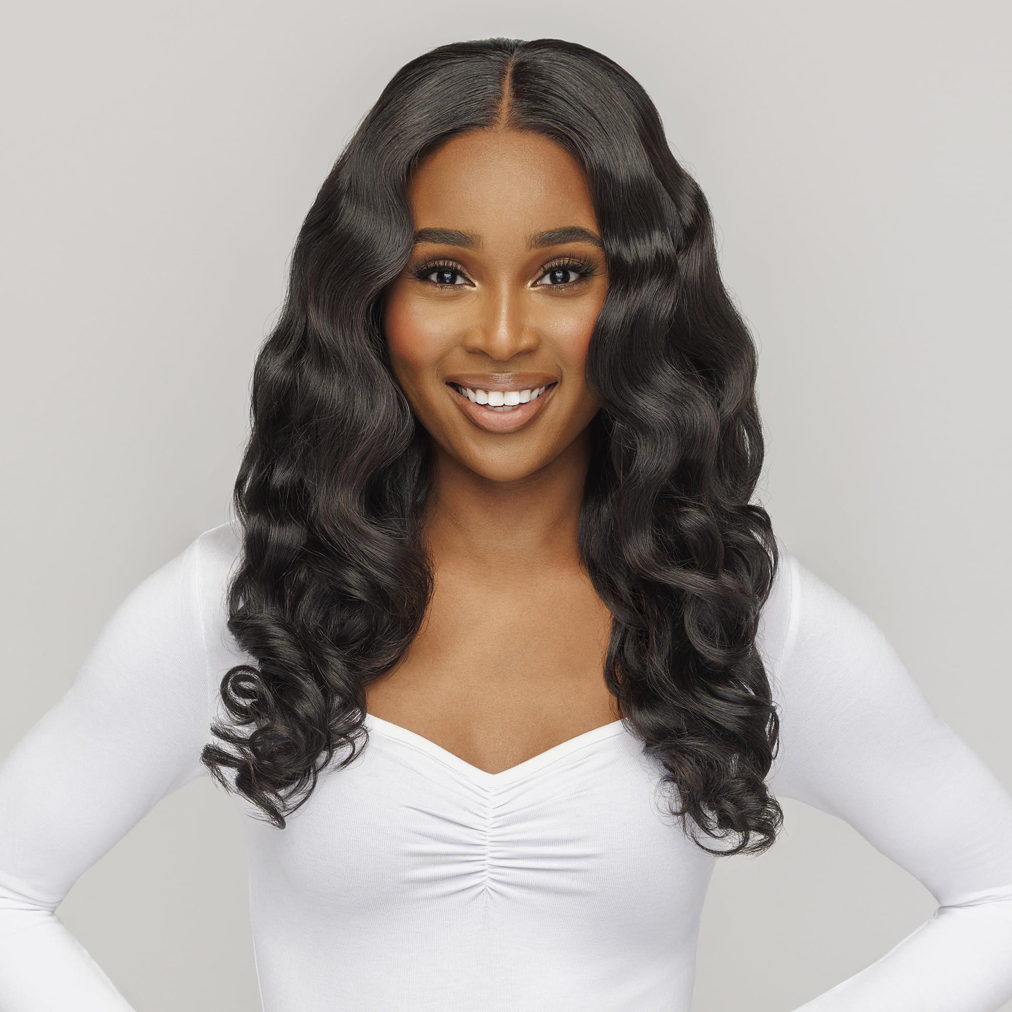 Indique Virgin Hair Extensions Indique Virgin Hair Extensions - Remix Body Wave - 100% Real Human Hair Wefted Bundles - Remy Extensions from India (24\")