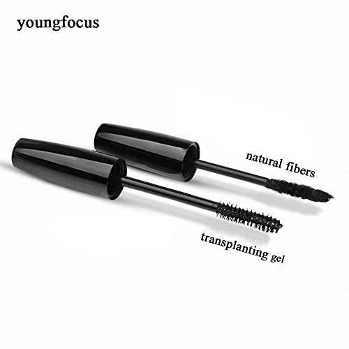 youngfocus Youngfocus 3D Fiber Lash Mascara Waterproof, Luxuriously Longer, Thicker, Voluminous Eyelashes, Long-Lasting, Dramatic Extension, Smudge-proof, Hypoallergenic Formula-Best Gift
