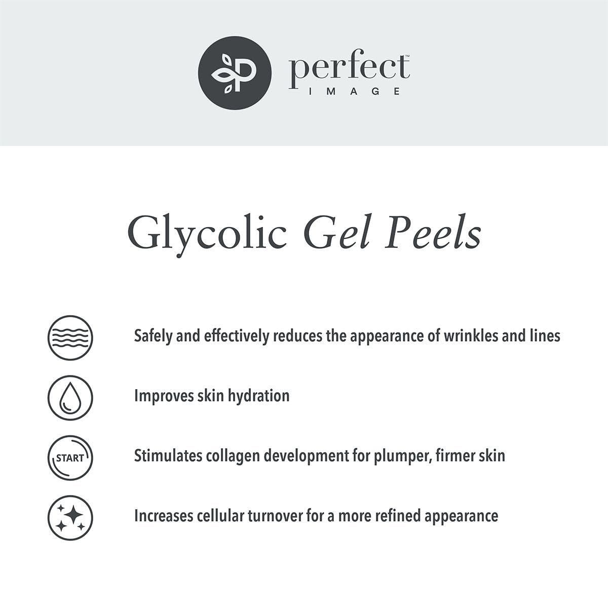 Perfect Image Glycolic Gel Peel - Enhanced with Retinol and Green Tea Extract (10% Strength)