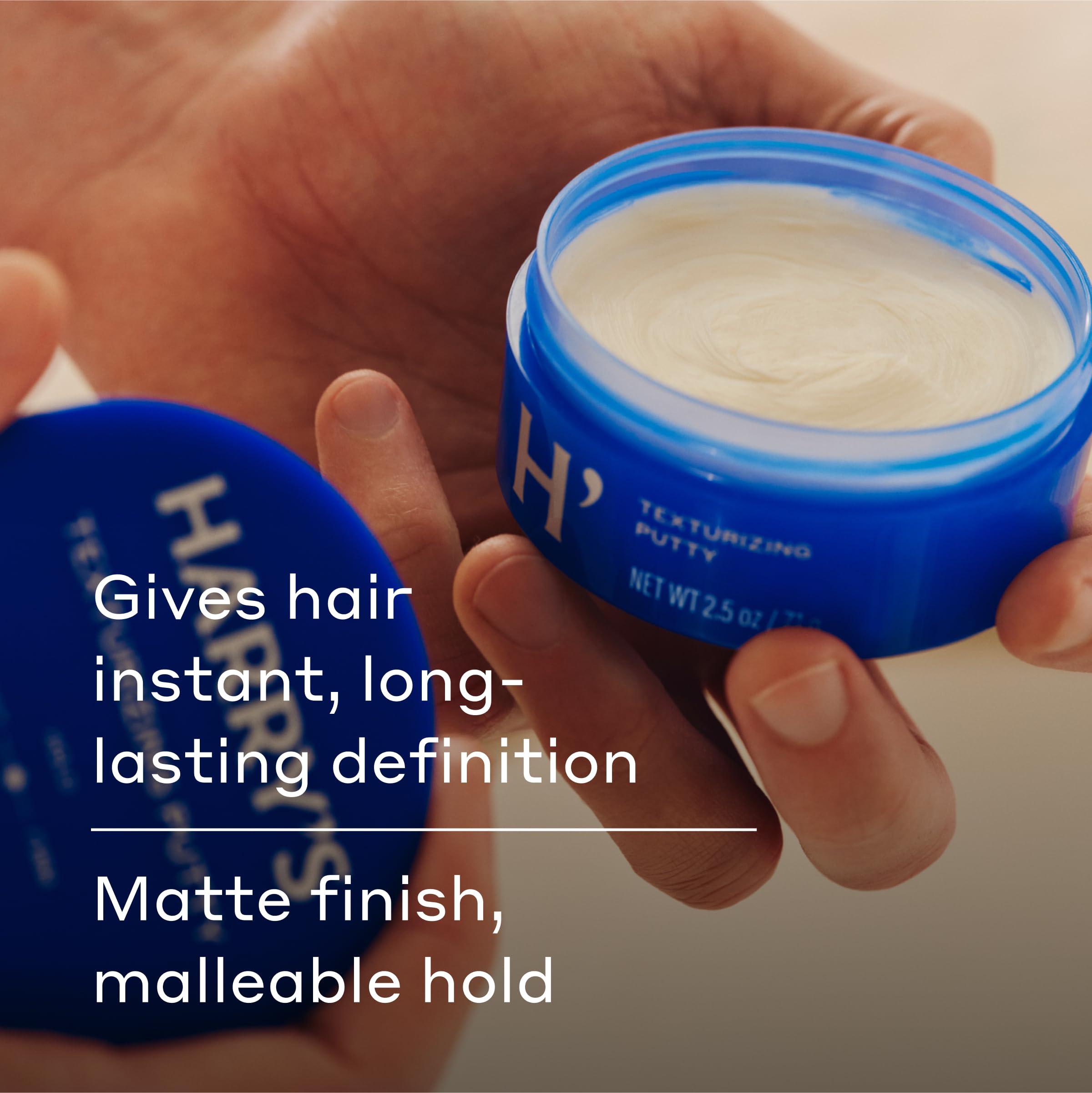 Harry's Harry's Texturizing Putty, Adds Subtle Definition, Medium Hold, 2.5 oz Bottle x2