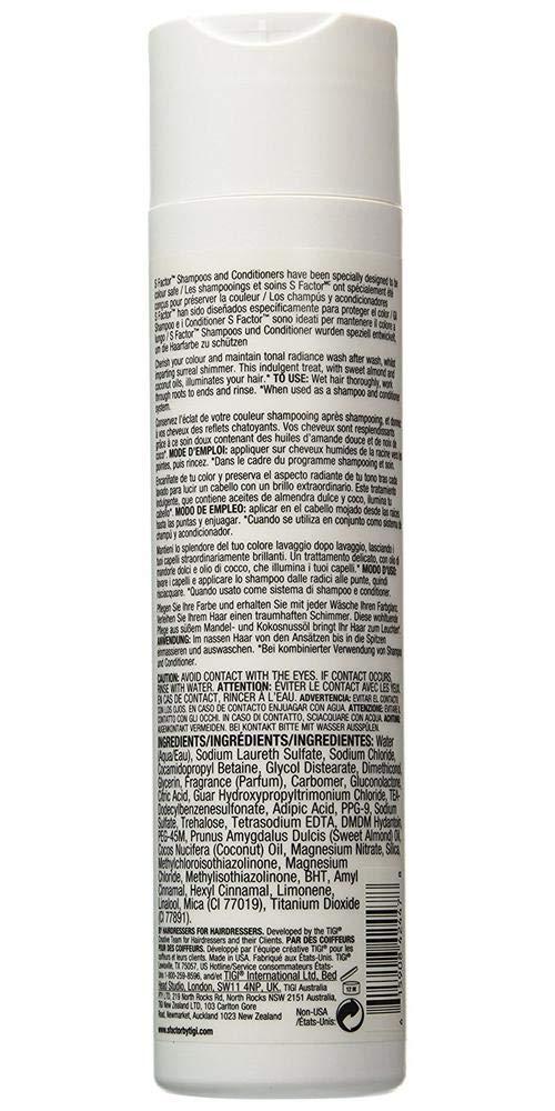 Bed Head Tigi S Factor True Lasting Color Shampoo, 8.5 Ounce
