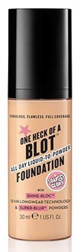 Soap & Glory Soap And Glory One Heck Of A Blot All Day Liquid-To-Powder Foundation For Oily Skin - Caramel 30ml