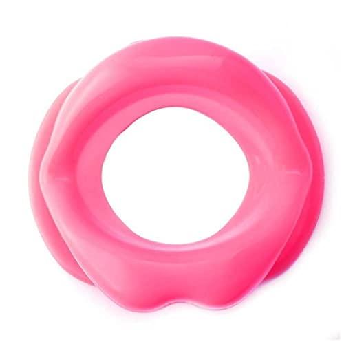 Jorzer Silicone Lips Exerciser Facial Muscle Tightener Face Lifting Mouth Stretcher Trainer, Mouth Exerciser, Lips Muscle Trainer, Mouth Muscle Tightener, Pink
