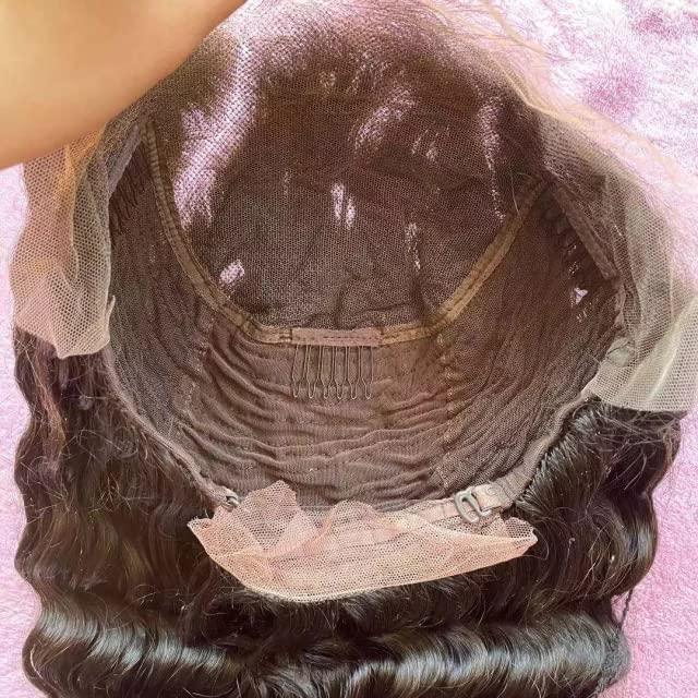 Kiss The Krown Wholesale Lace Front Wigs Deep Wave 13x4 Brazilian Human Hair 180% Density Bulk Lot (1 Wig)