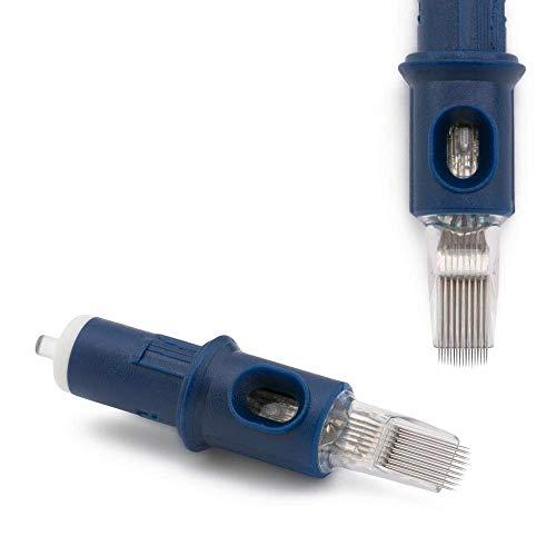 Precision Needles Precision Tattoo Cartridge Needles .30 Diameter 11 Bugpin Curved Magnum CM, Box of 20