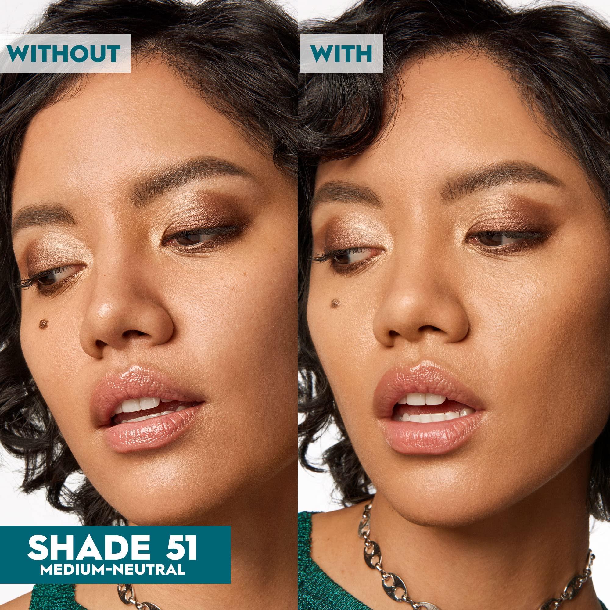 URBAN DECAY Urban Decay Hydromaniac Dewy Foundation (51 Medium Neutral) Hydrating Tinted Moisturizer for Dry Skin, Buildable Medium Coverage, Non-comedogenic, Vegan, Cruelty-free