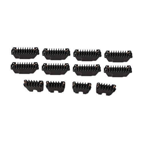 Monsterjesus Replacement Thermicon Refill Tip Blades for Nono Hair Removal Epilator 8800 MINI Pro 3 and Pro 5 (8 Wide &4 Narrow)