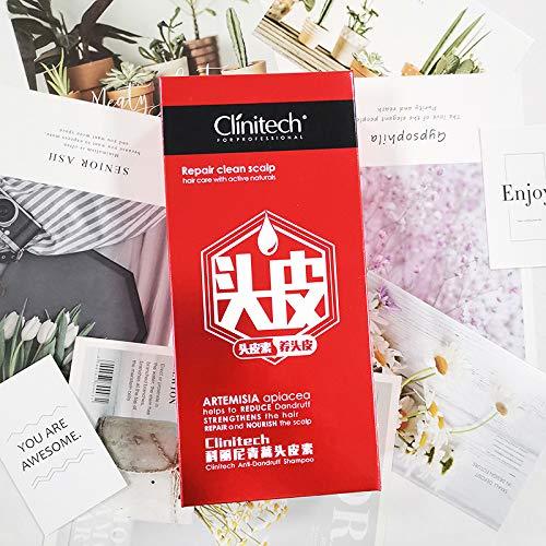 Inspired CL Clinitech Repair Clean Scalp Anti-Dandruff Shampoo, Oil Control Deep Cleansing Nourishing Shampoo, 128ml