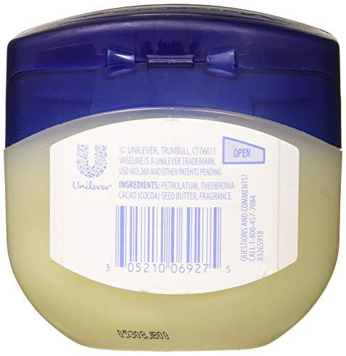 Unilever Vaseline Rich Conditioning Petroleum Jelly, Cocoa Butter 7.5 Ounce (Pack of 8)