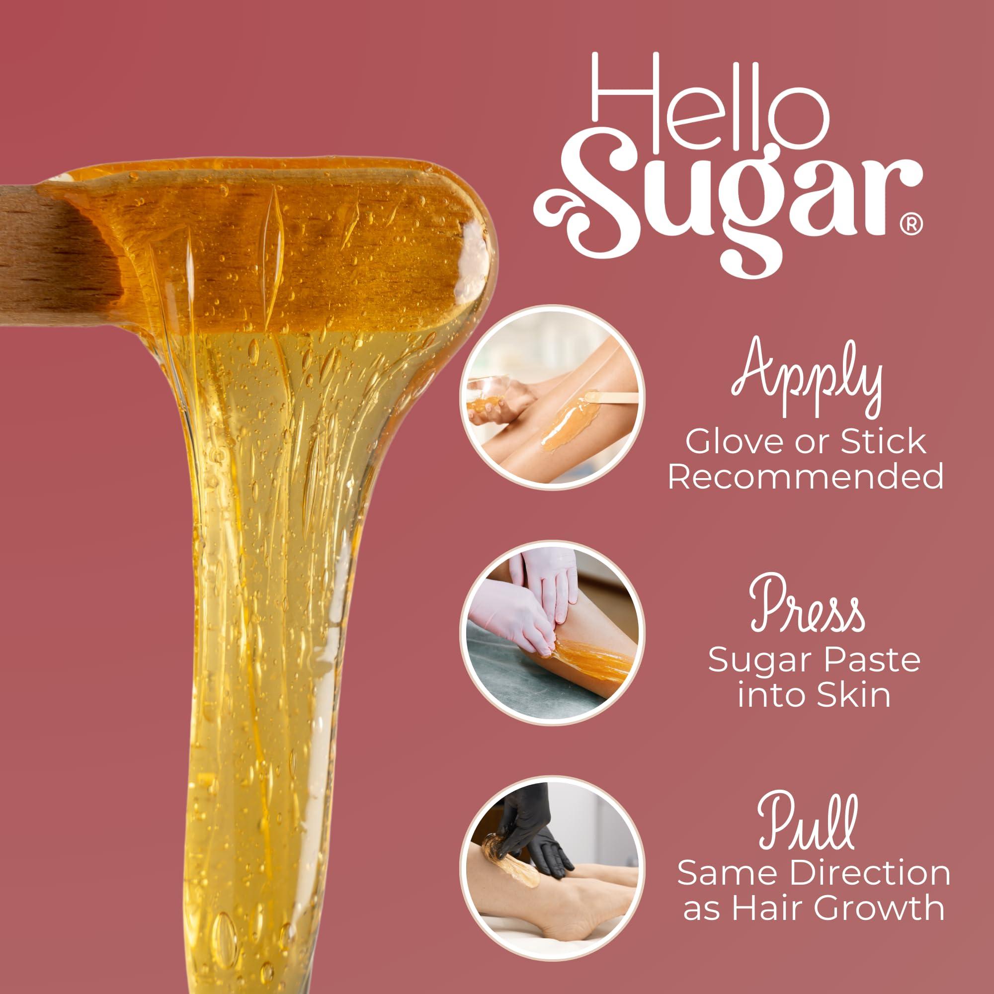 Hello Sugar Smooth by Hello Sugar | Full-Body Sugar Wax | Sugar Waxing for Hair Removal | Sugaring Kit | Salon-Quality, Natural, Vegan | Gentle on Skin & Long-Lasting Smoothness | 100% Cruelty-Free (36 Ounces)