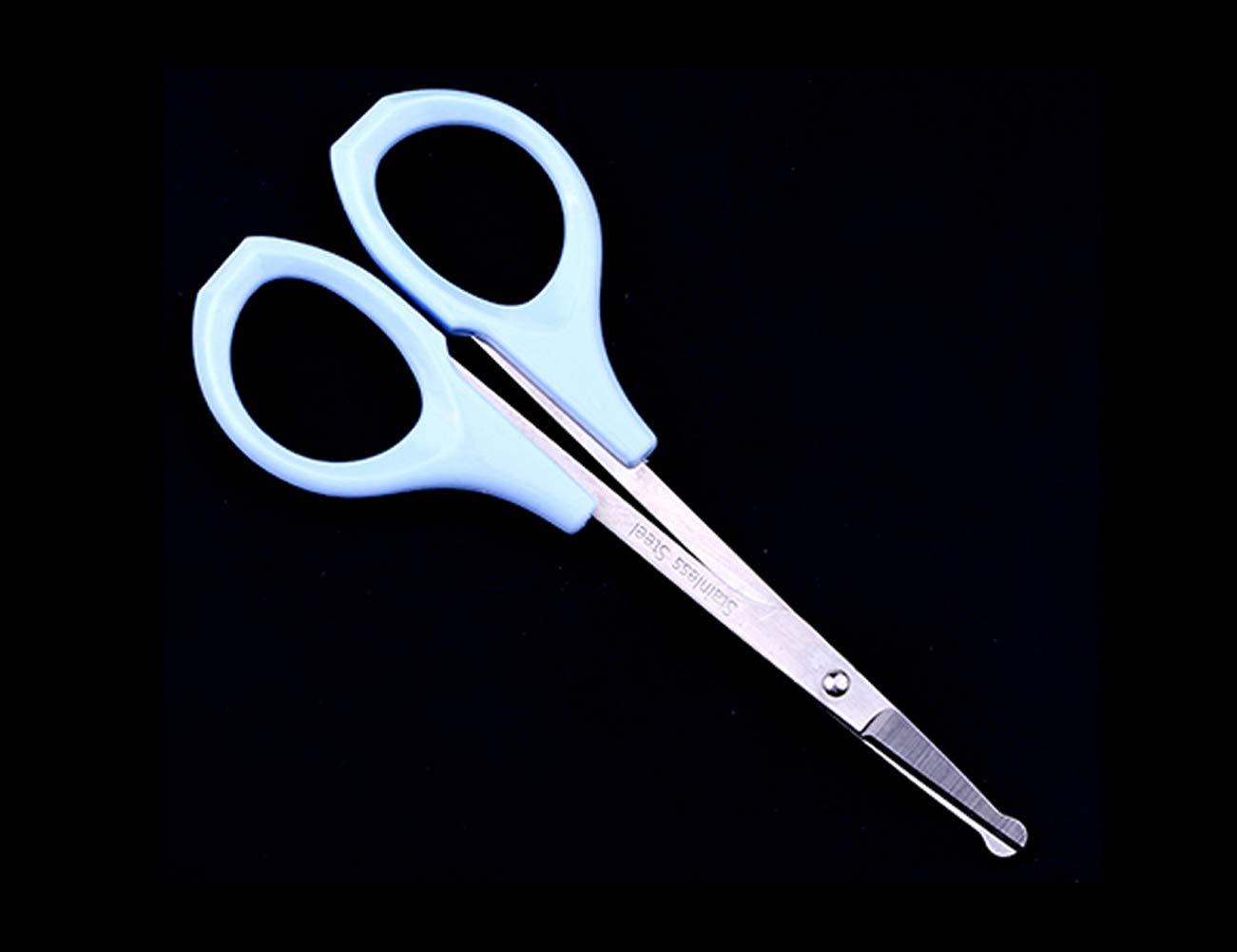 SHINING CROWN By EMILYSTORES SHINING CROWN 4 Inch Premium Nose & Ear Hair Scissors, Safety Blades with Rounded Tip for Trimming Kid's & Adult's Nails, Facial & Eyebrow Hair