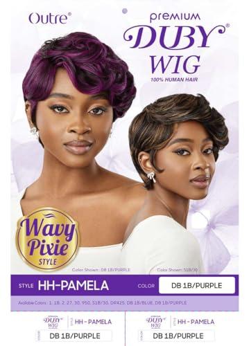 Outre Outre Duby Wig - Human Hair - Pamela (OFF BLACK 1B)