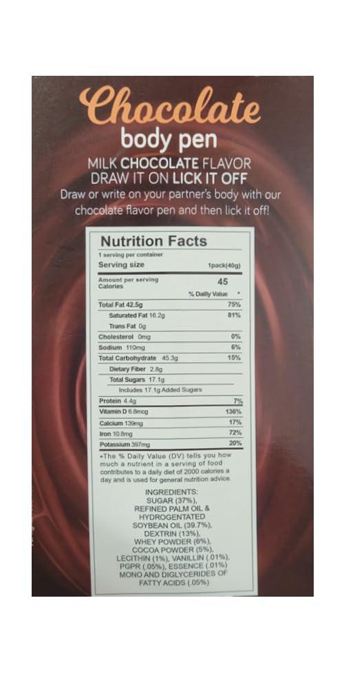 Generic Chocolate Body Pen (Edible Body Paint Draw on and Lick off)
