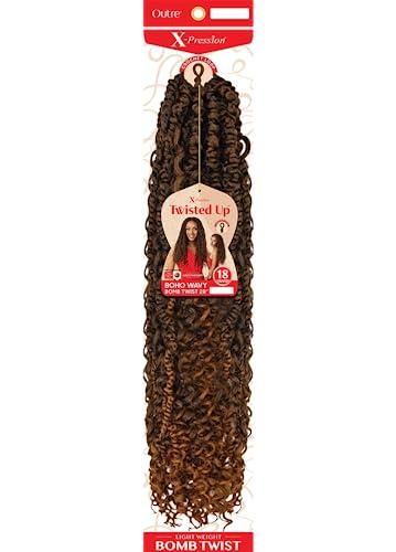 Outre Outre X-pression Twisted Up Boho Wavy Bomb Twist 20\" (2T1B/425)