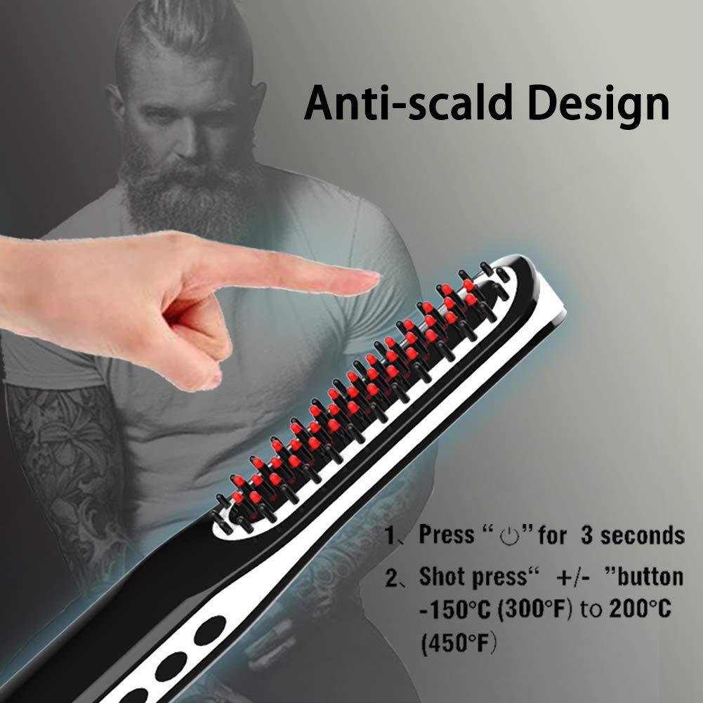 VIKICON VIKICON Beard Straightener & Beard Scrubber, Grooming Tools for Beard, Mustache Hair, Gifts for Men