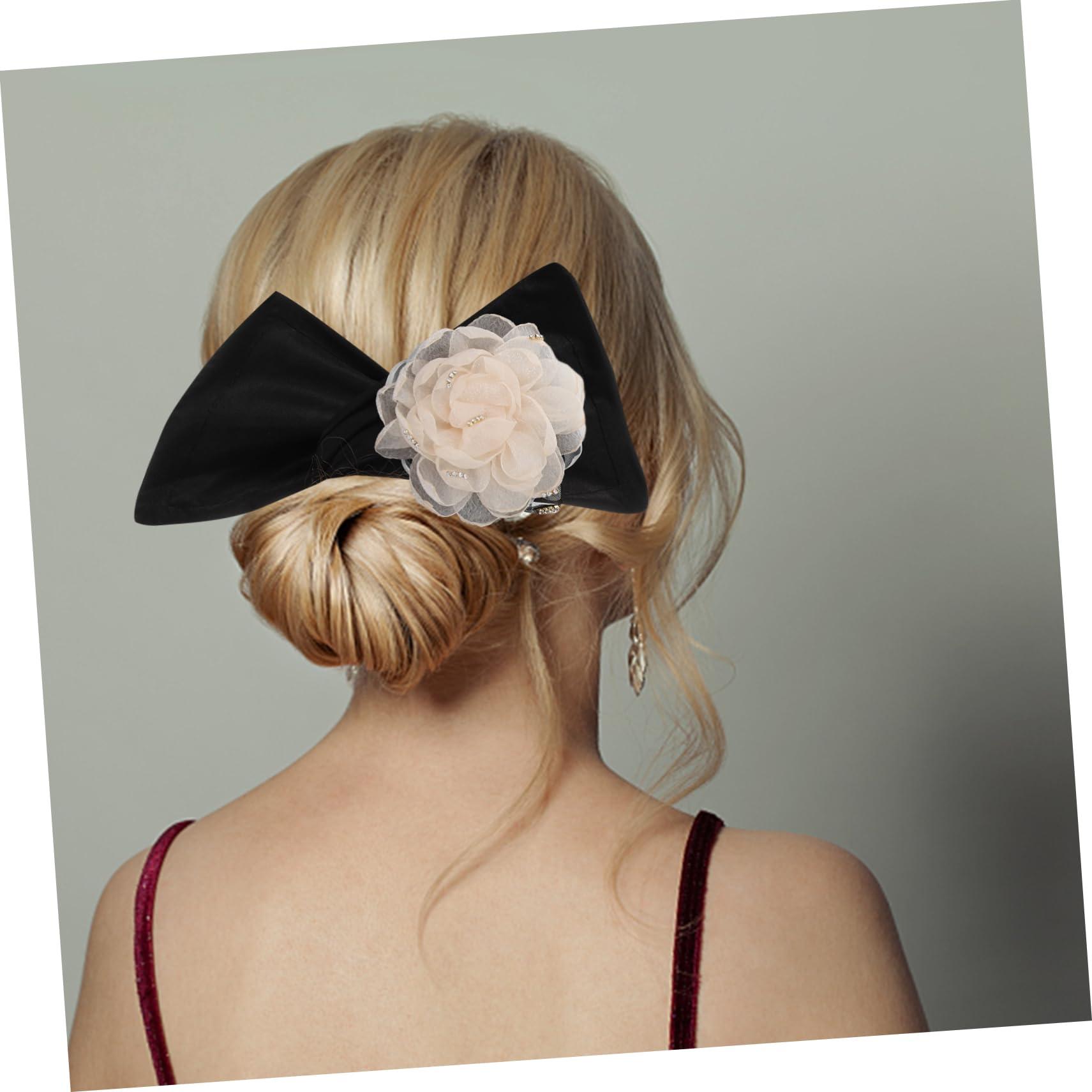 MAGICLULU MAGICLULU 4pcs Floral Hair Bun Maker Hair Donuts Shaper for Easy Hair Styling Ideal Hair Accessories for Elegant Hairstyles Includes Flowers