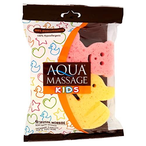 AQUA MASSAGE Aqua Massage Kids 2 soft hypoallergenic bath sponges