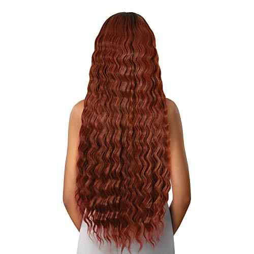 Outre Outre Lace Front Wig Pre Plucked Lace Parting HD Transparent Crimp Wave Style ANABEL (DRFFBLKCHER)