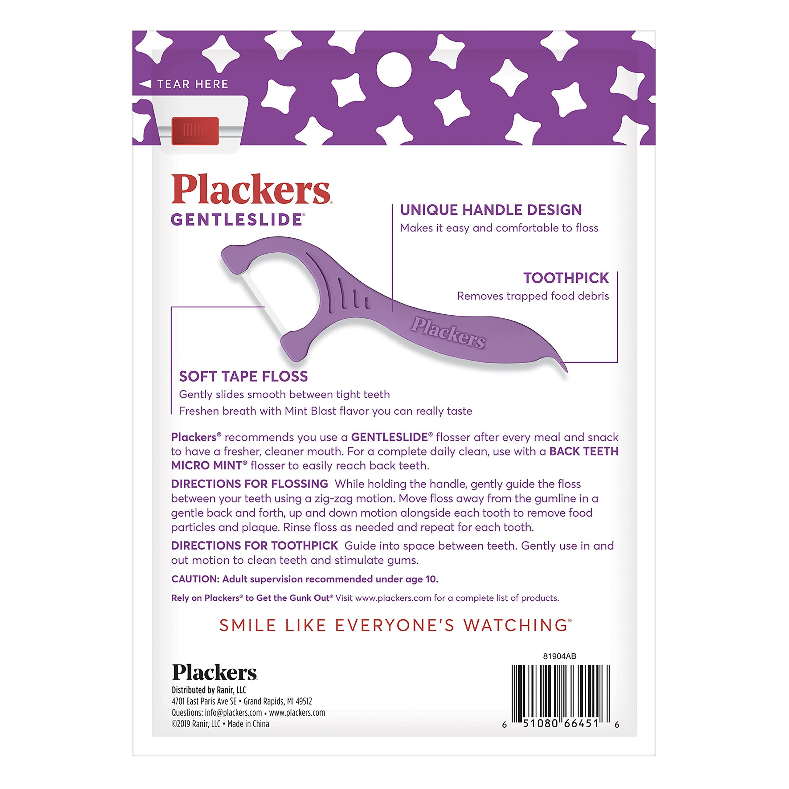 Plackers Plackers Gentleslide Flosser, 90 Count