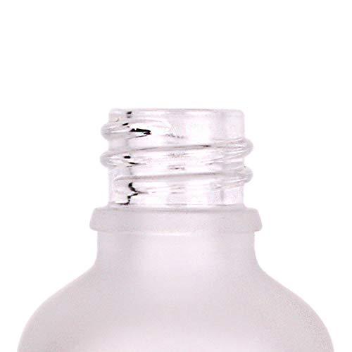 Furnido 2 Pack 100ml/3.4 Oz,White Frosted Glass Dropper Bottle for Essential Oils,Empty Glass Liquid Holder With Glass Eye Dropper,Golden Caps Travel Perfume Cosmetic Container-Pipette&Funnel included