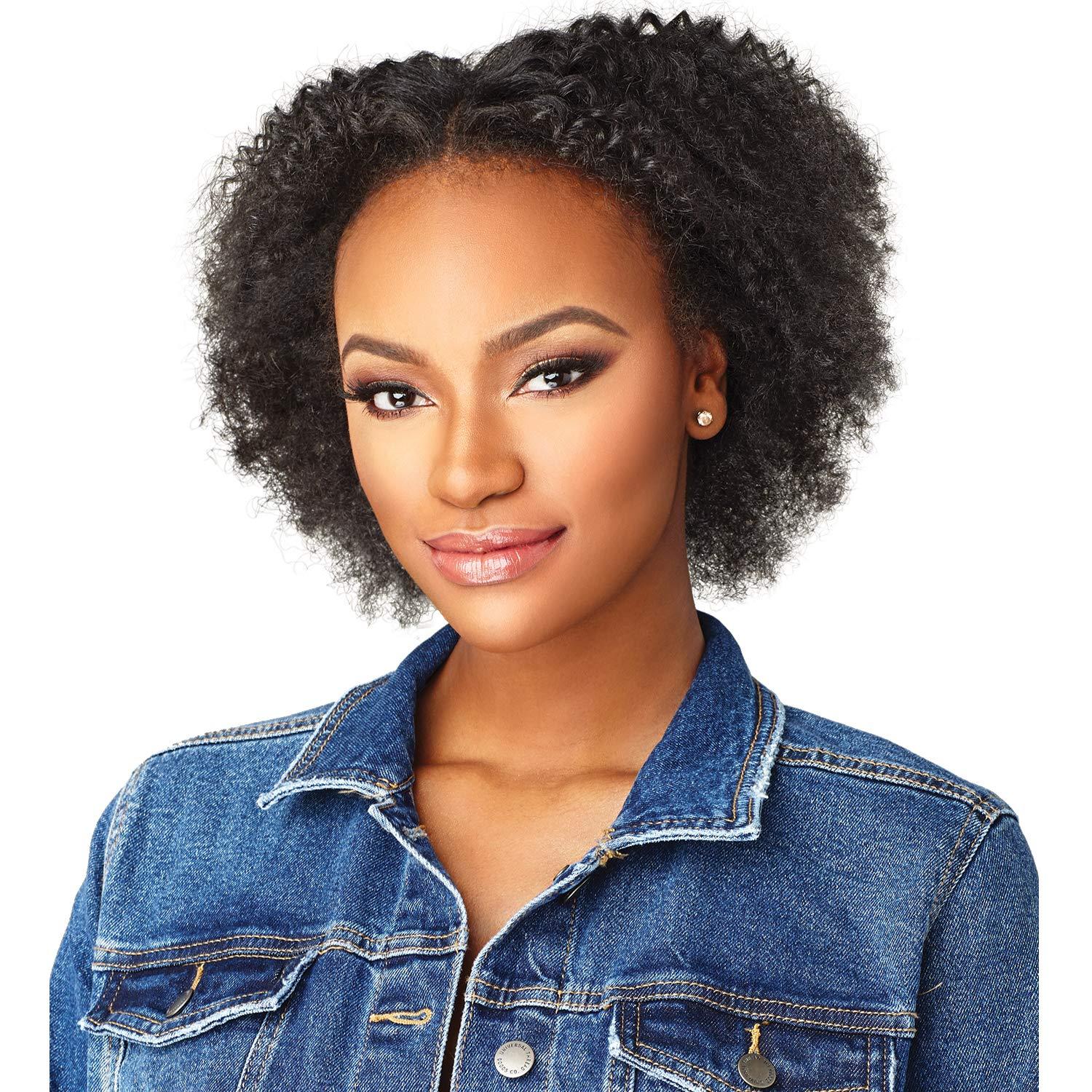 Sensationnel Sensationnel Human Hair Clip On Weave Curls Kinks & Co 4C Clique (14\", NATURAL)