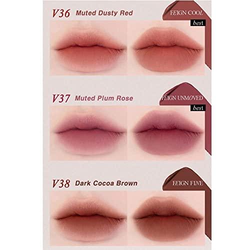 BBI@ BBIA BBIA Glow Lip Tint (#01 CHAI) + Last Velvet Tint (V36 FEIGN COOL) Bundle SET