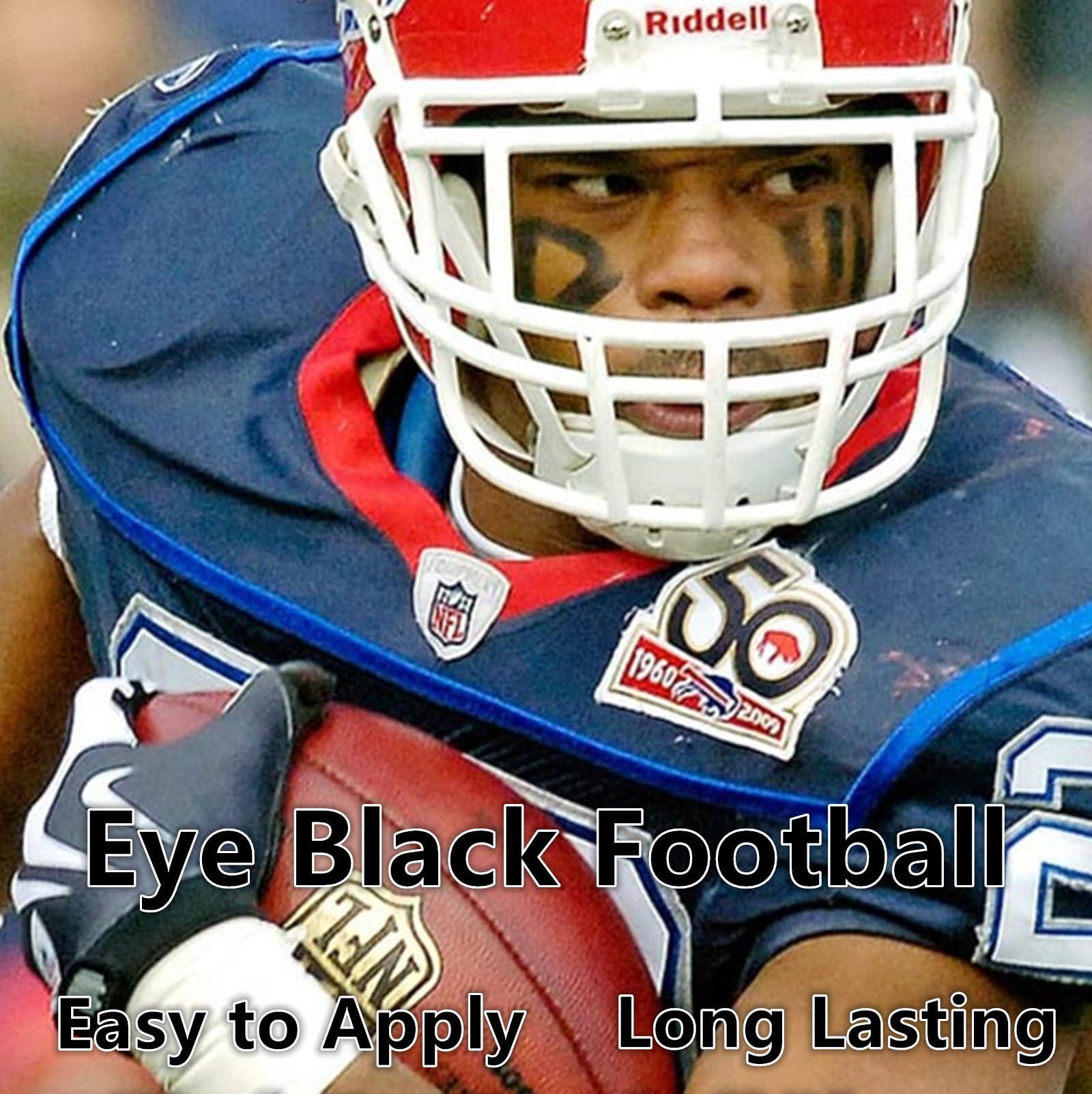 Go Ho Go Ho 6 PCS Eye Black Sticks for Sports,Easy to Color Black Face Paint Eyeblack Football/Baseball/Softball,Football Stick Sports Eye Makeup