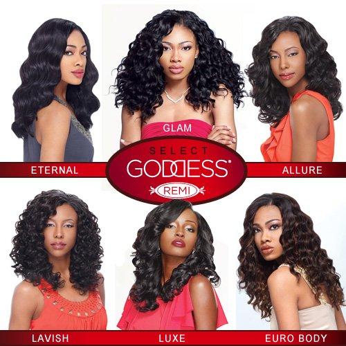 Sensationnel 2-PACK DEALS ! Remi Human Hair Weave Sensationnel Goddess Select Luxe (14", 4)