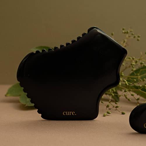 cure. CURE. Premium Natural Bian Stone Gua Sha for Body & Bian Heart Gua Sha for Face