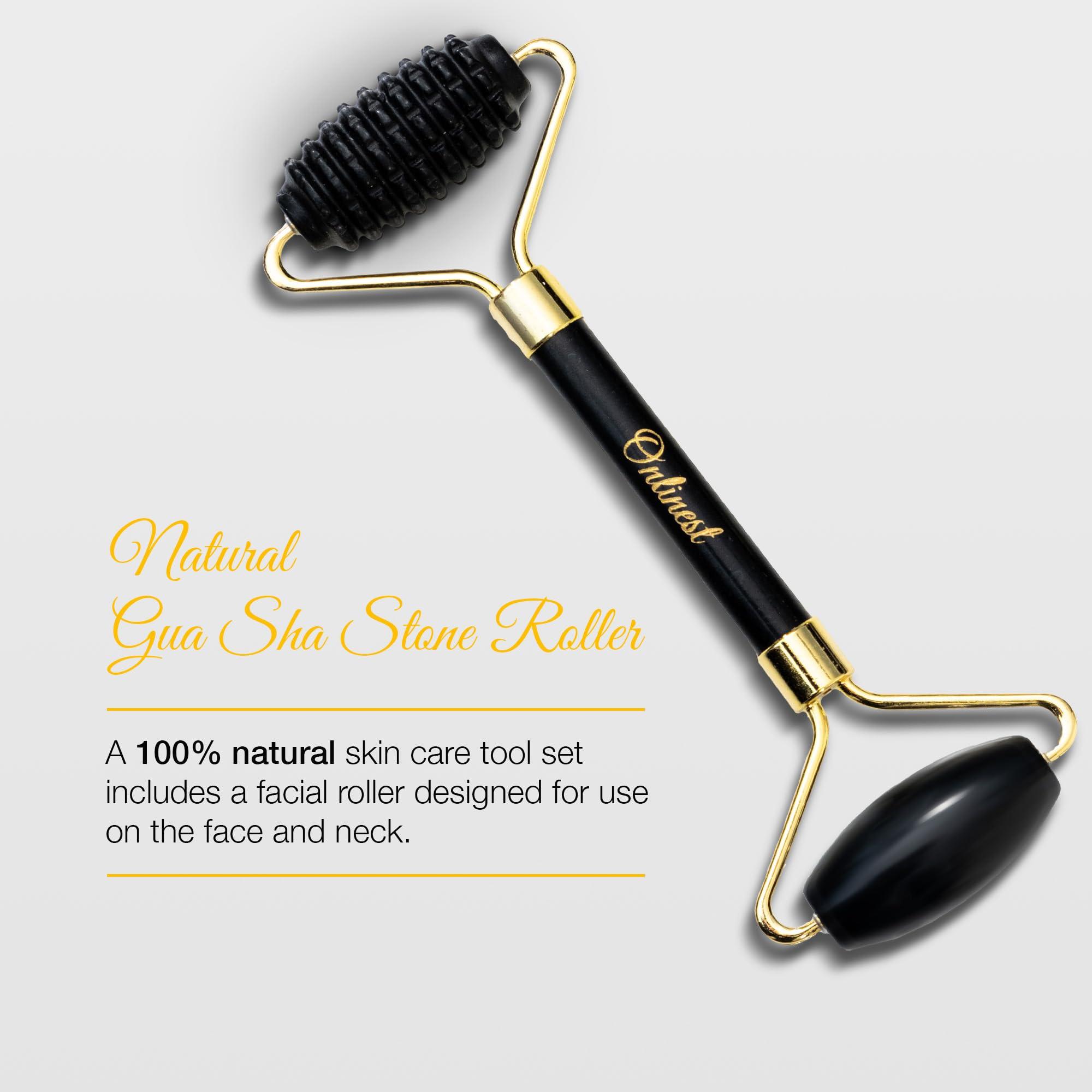 Generic 3in1 skin care tool set. Ultimate Facial Rejuvenation Companion. Facial massage. Face lift. Facial roller. Massage set. Natural skin care. Neck roller. Gua Sha set.