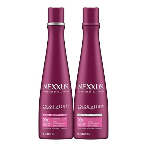 Nexxus Nexxus Color Assure Shampoo and Conditioner for Color-Treated Hair - Enhances Color for Up to 40 Washes, 13.5oz, 2 Pack